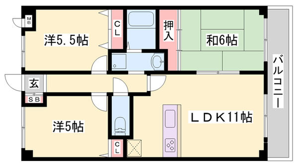 明石駅 バス20分  玉津インター前下車：停歩5分 1階の物件間取画像